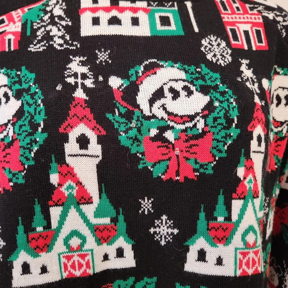 Mickey Mouse Light-Up Holiday Sweater for Men Size Large - Picture 4 of 15